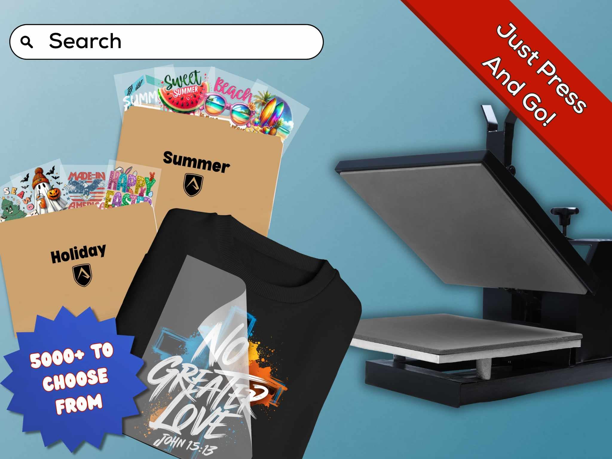 Ready-To-Press DTF Transfers