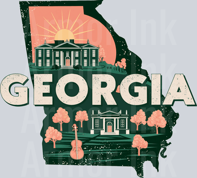 Georgia DTF transfer