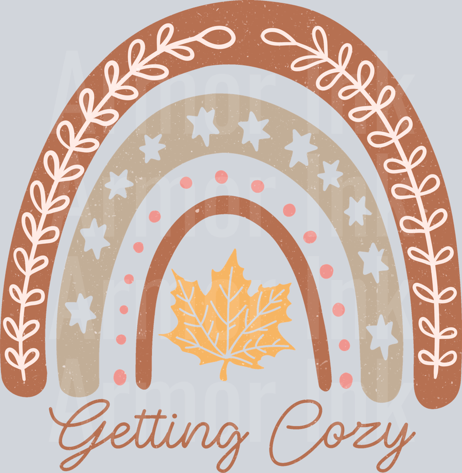 Getting Cozy DTF transfer
