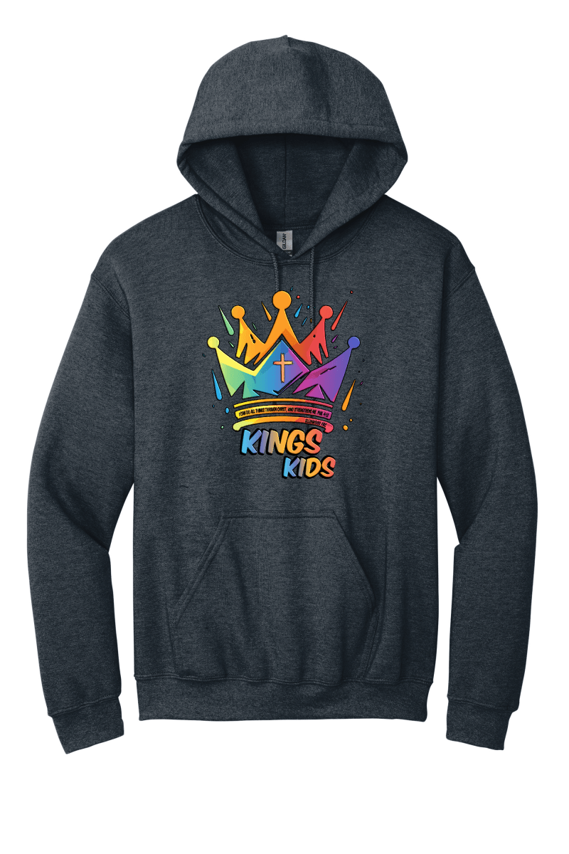 Gildan - Heavy Blend™ Hooded Sweatshirt Youth/Adult - Kings Kids