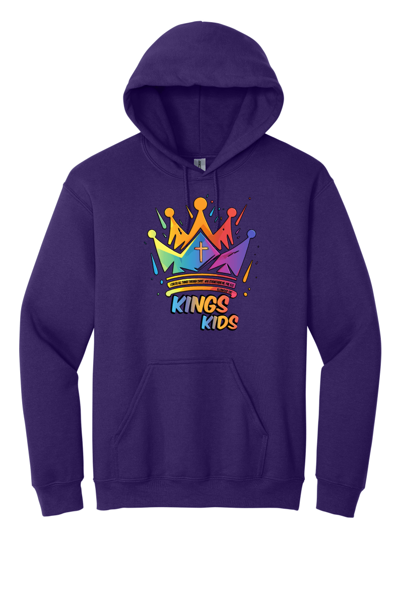 Gildan - Heavy Blend™ Hooded Sweatshirt Youth/Adult - Kings Kids