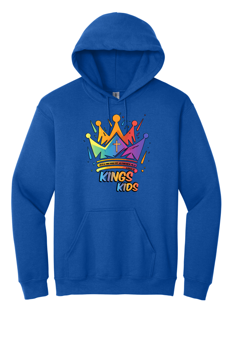 Gildan - Heavy Blend™ Hooded Sweatshirt Youth/Adult - Kings Kids