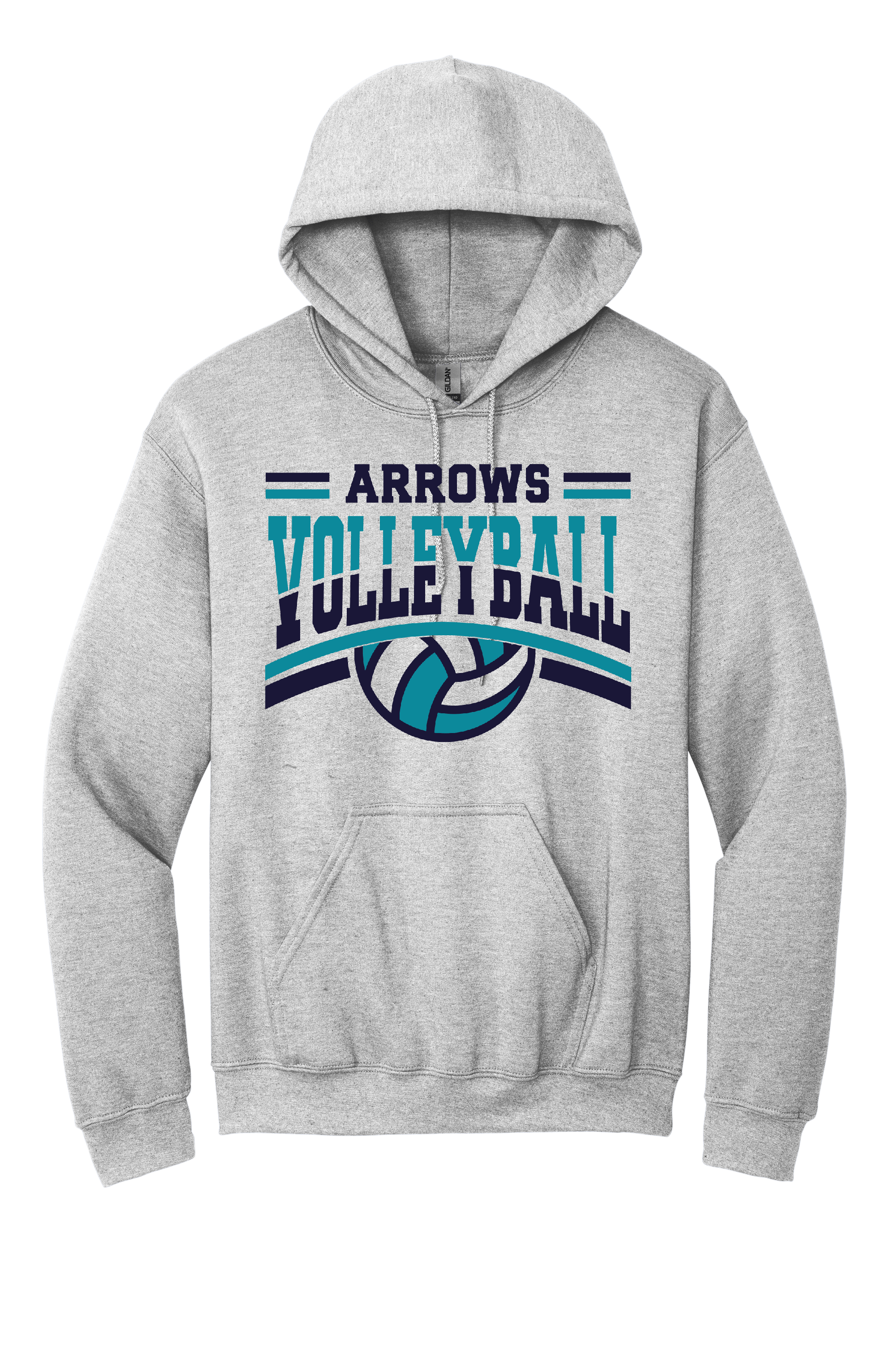 ARROWS VOLLEYBALL 2 -Gildan - Heavy Blend™ Hooded Sweatshirt Youth/Adult - GBHE