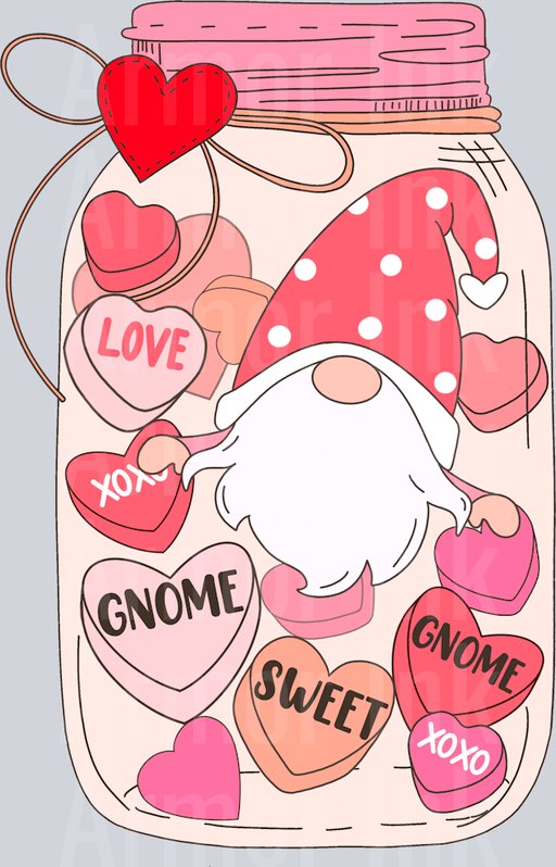 Gnome Love Hearts