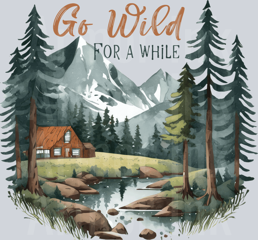 Go Wild For A While DTF transfer