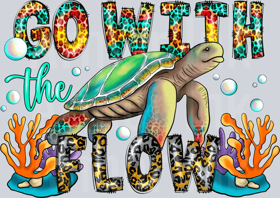 Go With The Flow DTF transfer