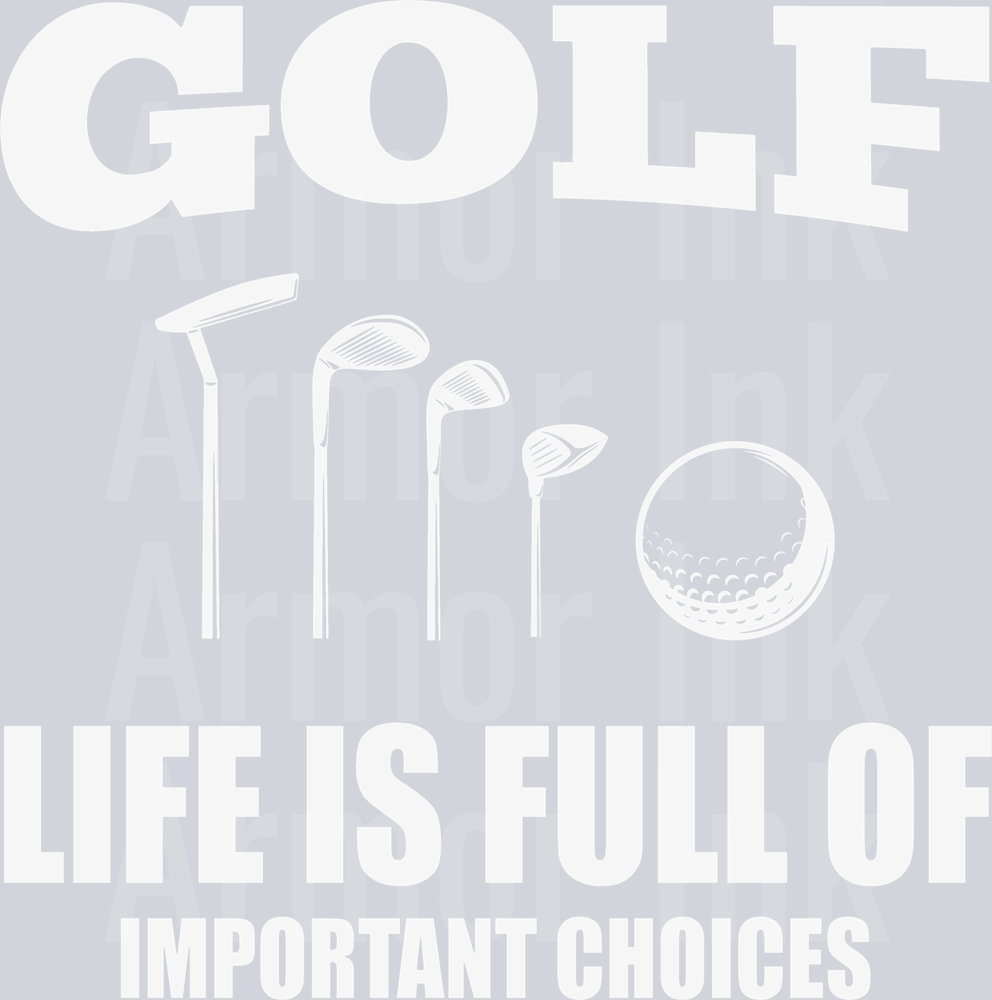 Golf Life Is Full Of Important Choices