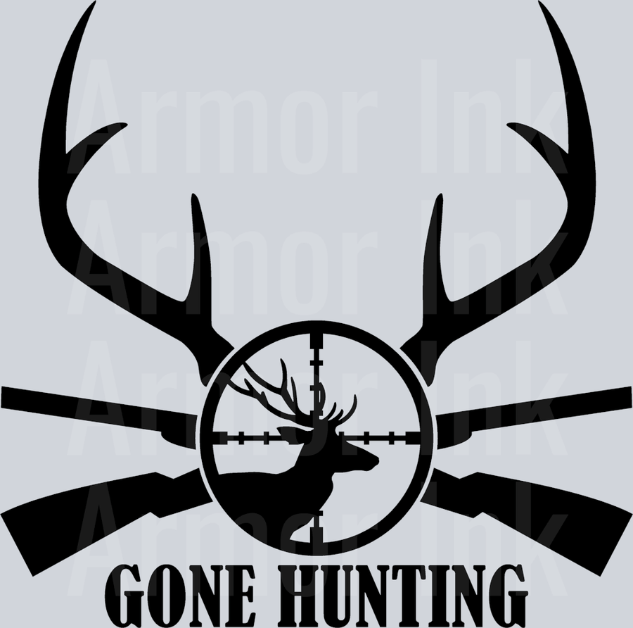 Gone Hunting DTF transfer