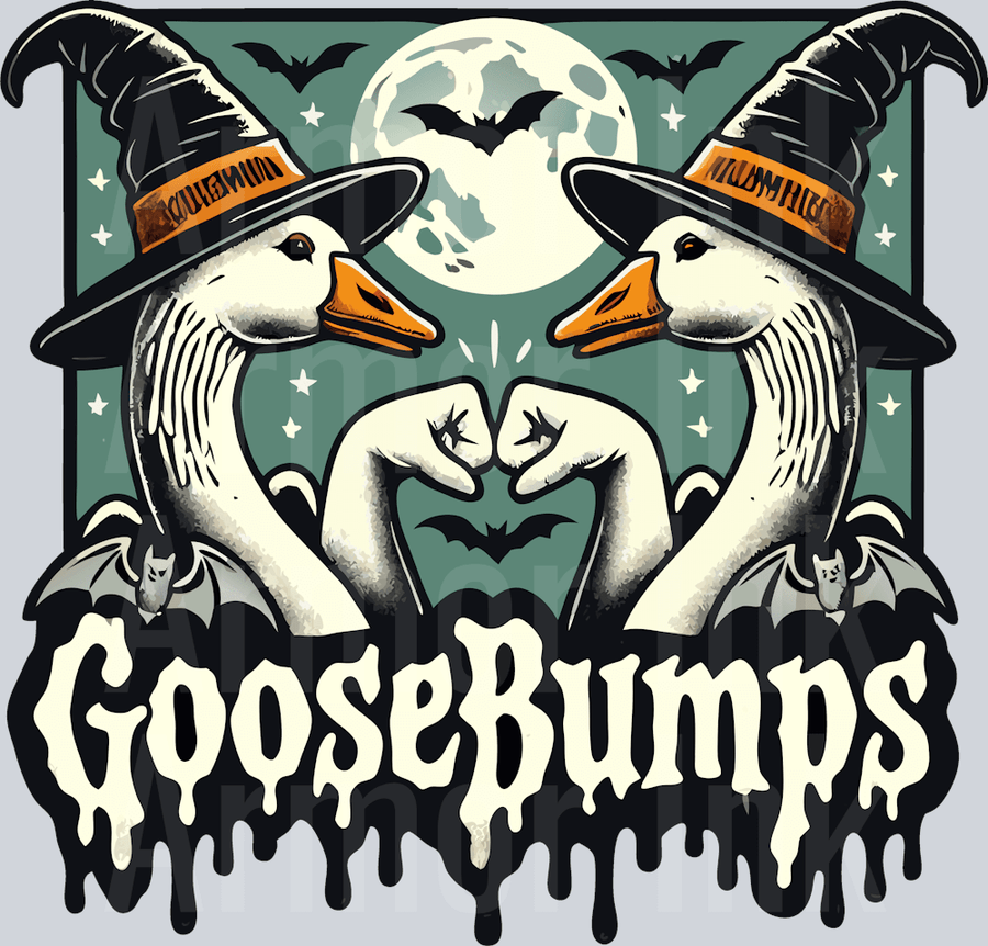 Goosebumps DTF transfer