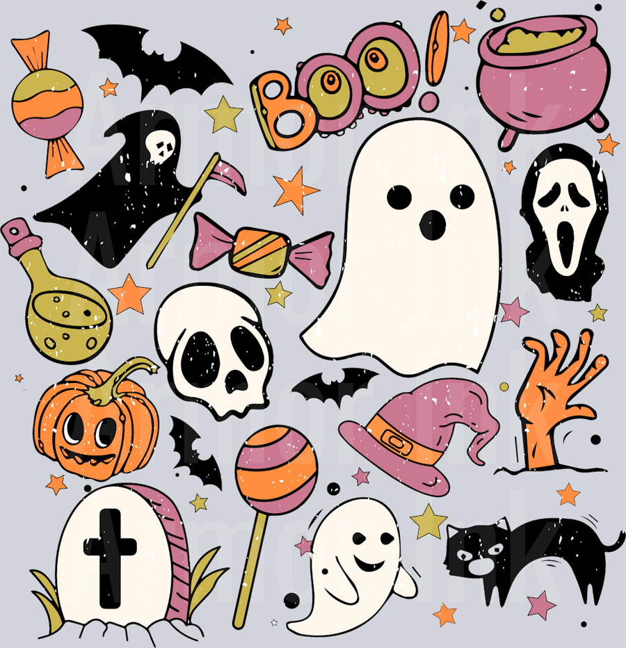 Halloween Stuff DTF transfer