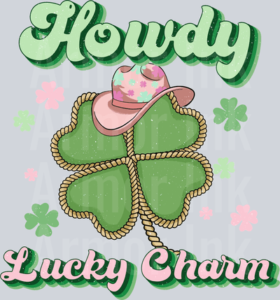Howdy Lucky Charm DTF transfer