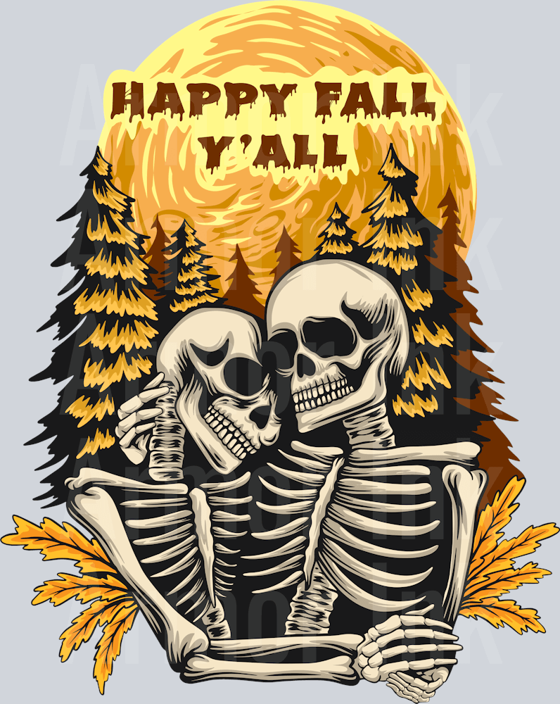 Happy Fall Y'all DTF transfer
