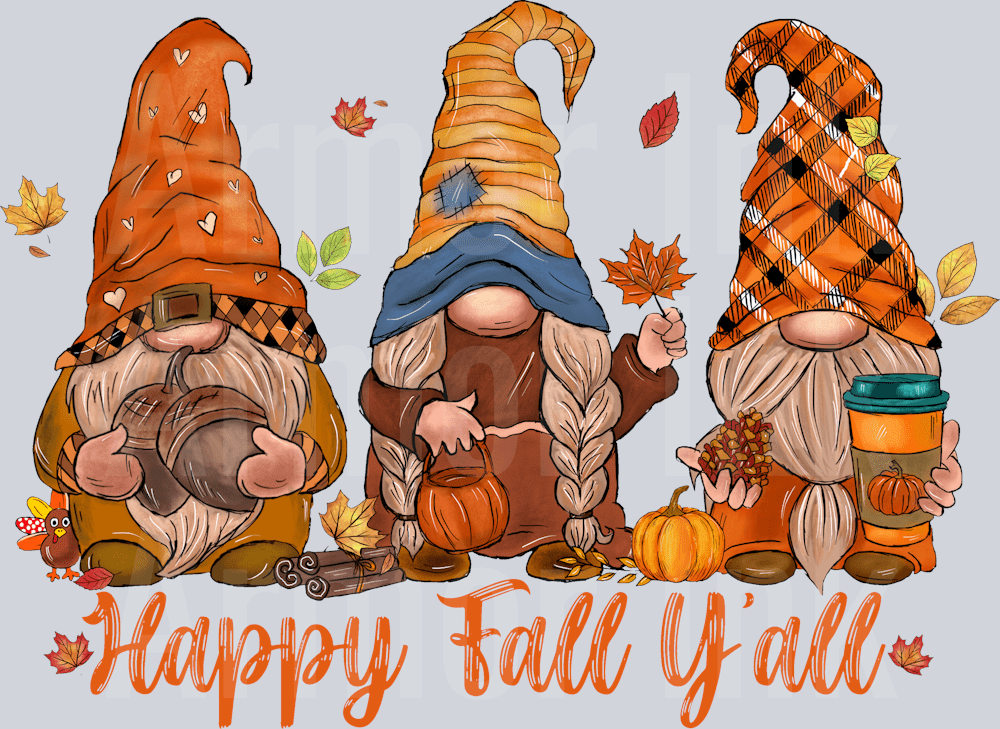 Happy Fall Y'all Gnomes