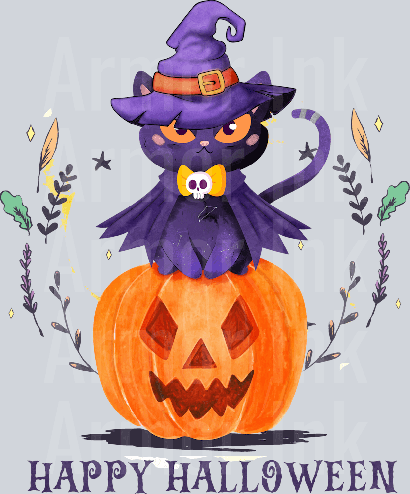 Happy Halloween DTF transfer