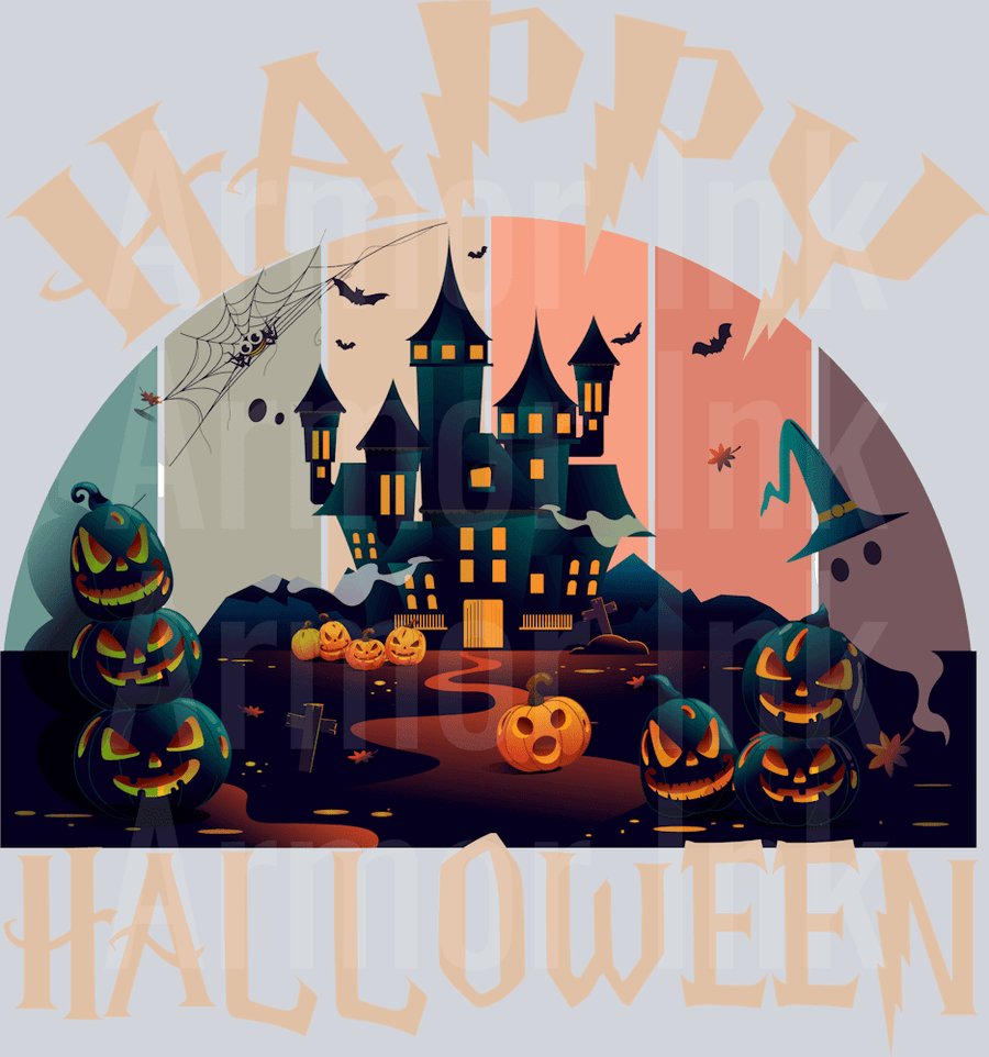 Happy Halloween DTF transfer