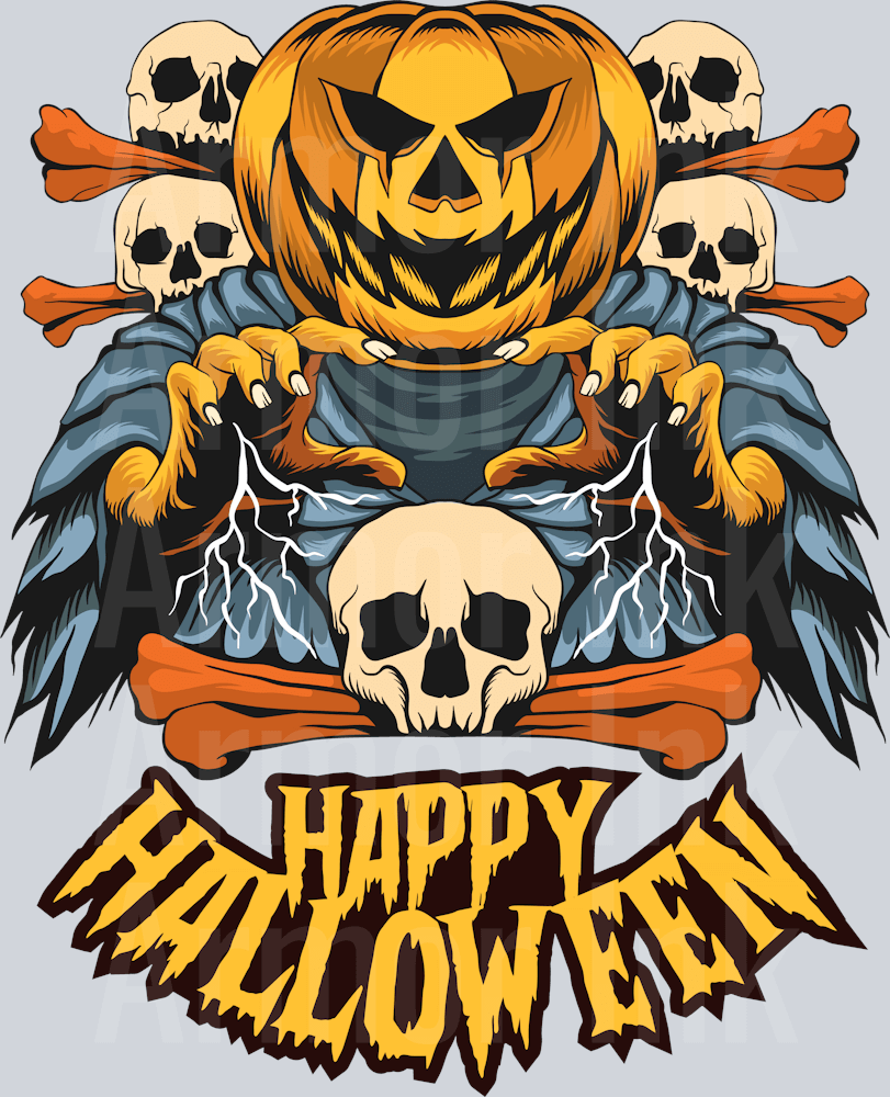 Happy Halloween DTF transfer
