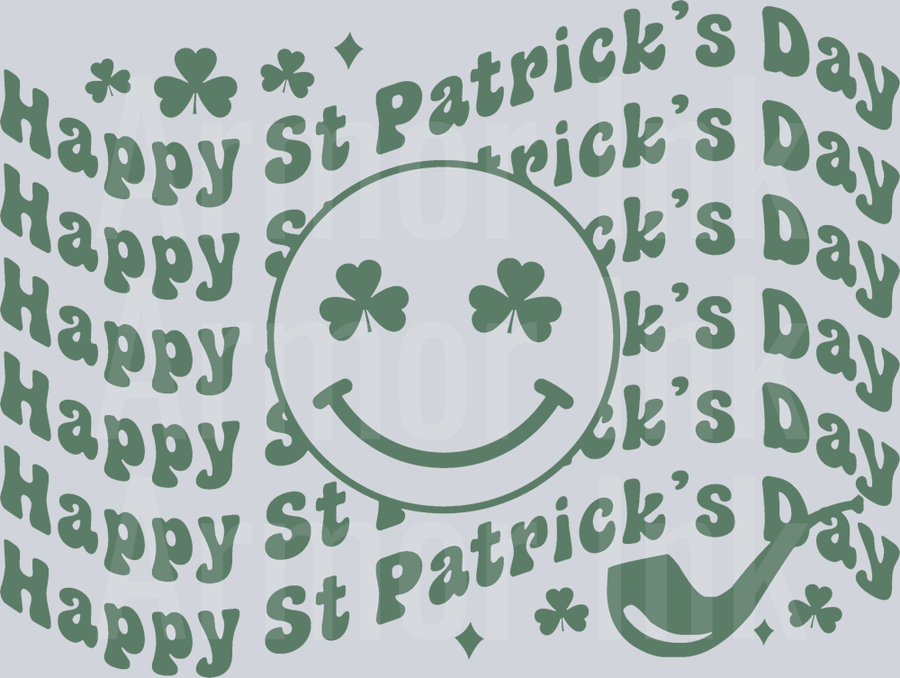 Happy St Patricks Day DTF transfer