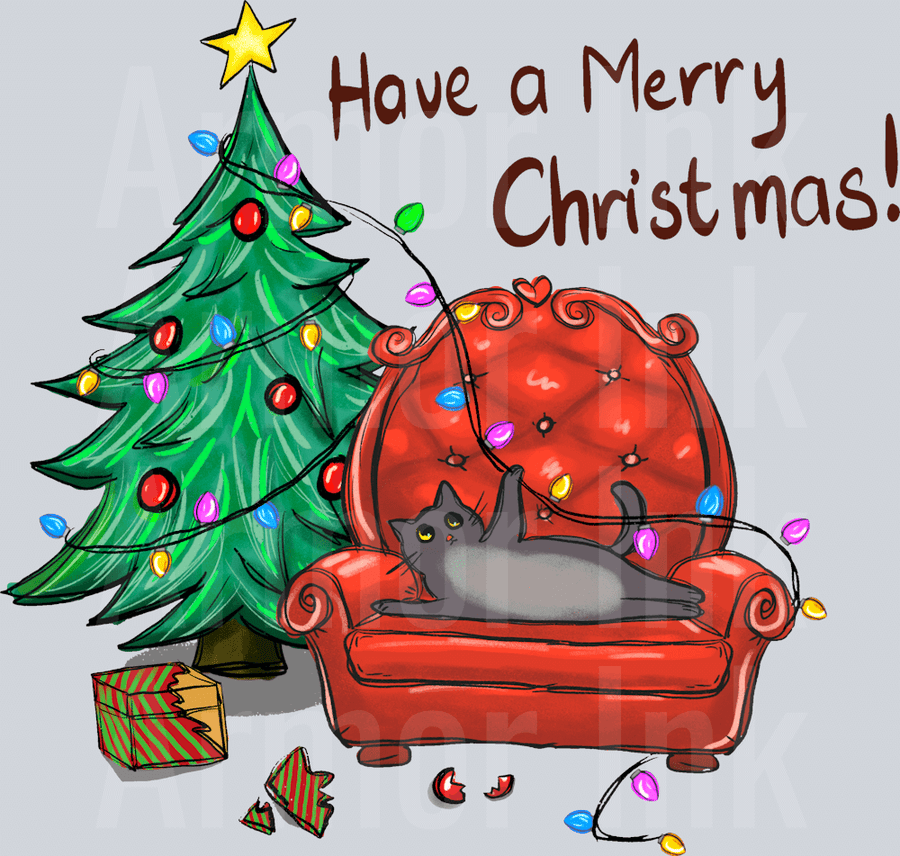 Have A Merry Christmas DTF transfer