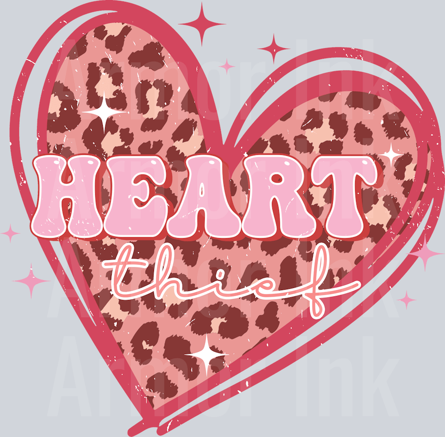 Heart Thief DTF transfer