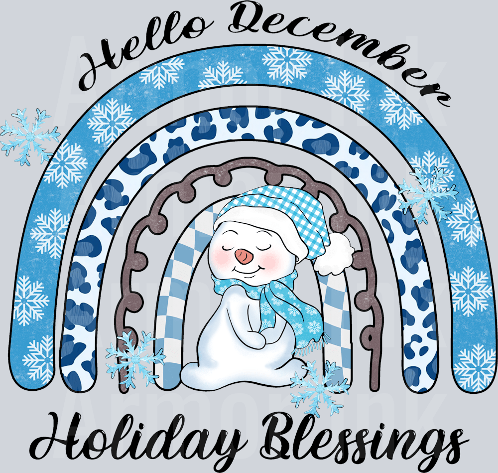 Hello December Holiday Blessings