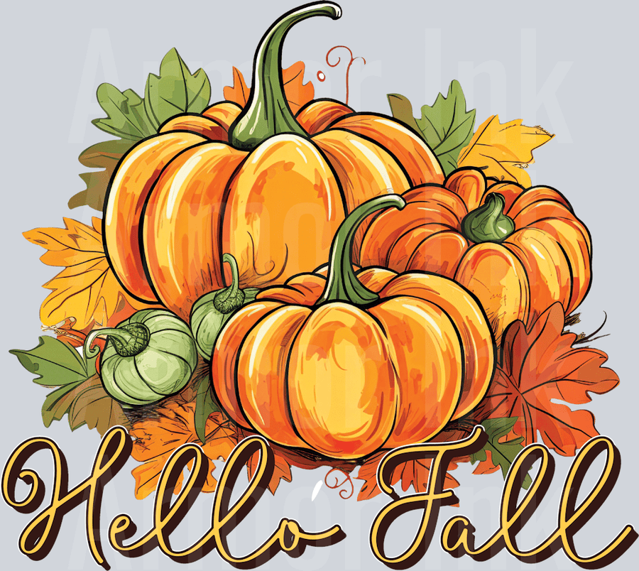 Hello Fall DTF transfer