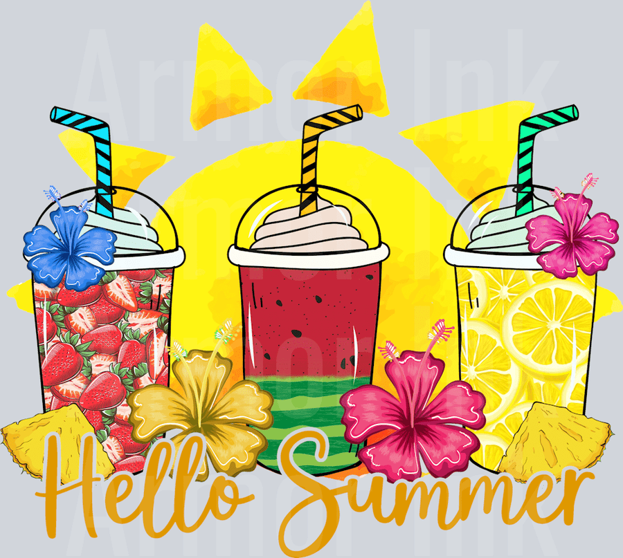 Hello Summer DTF transfer