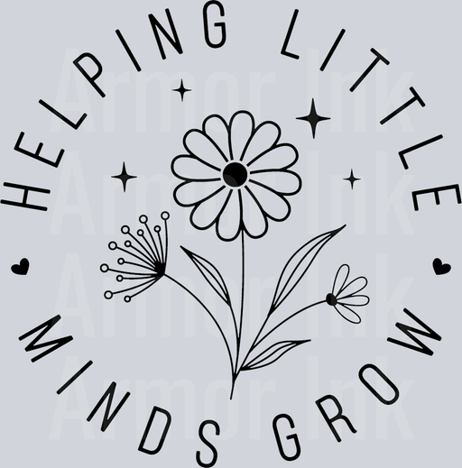 HELPING LITTLE MINDS GROW Black