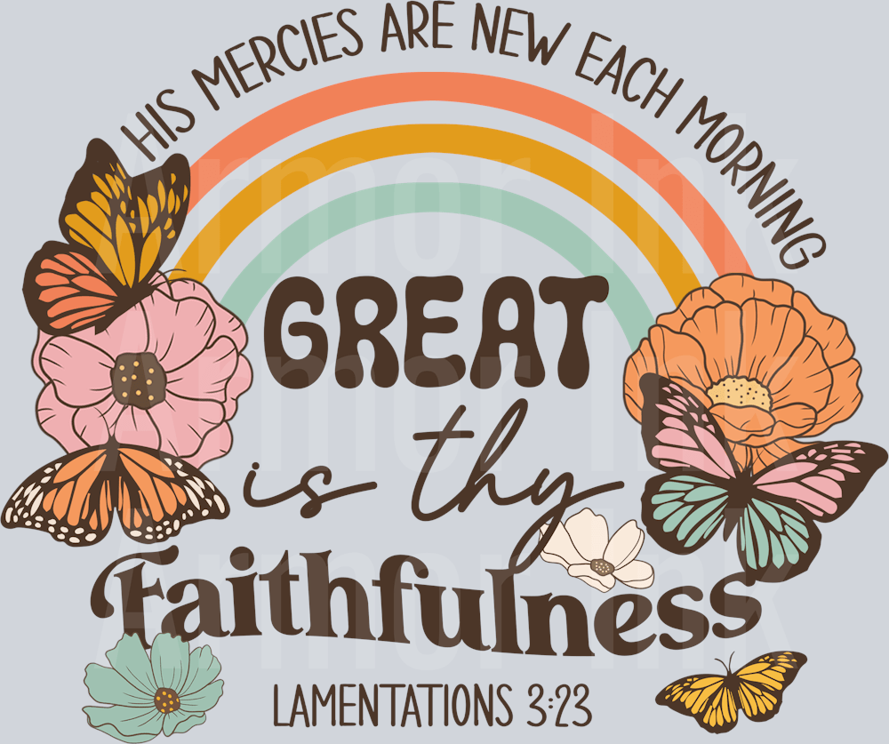 His Mercies Are New Each Morning