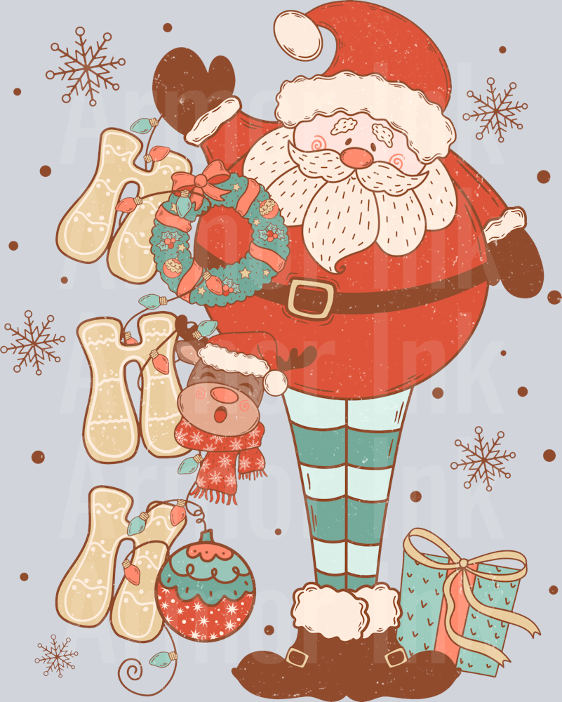 Ho Ho Ho DTF transfer