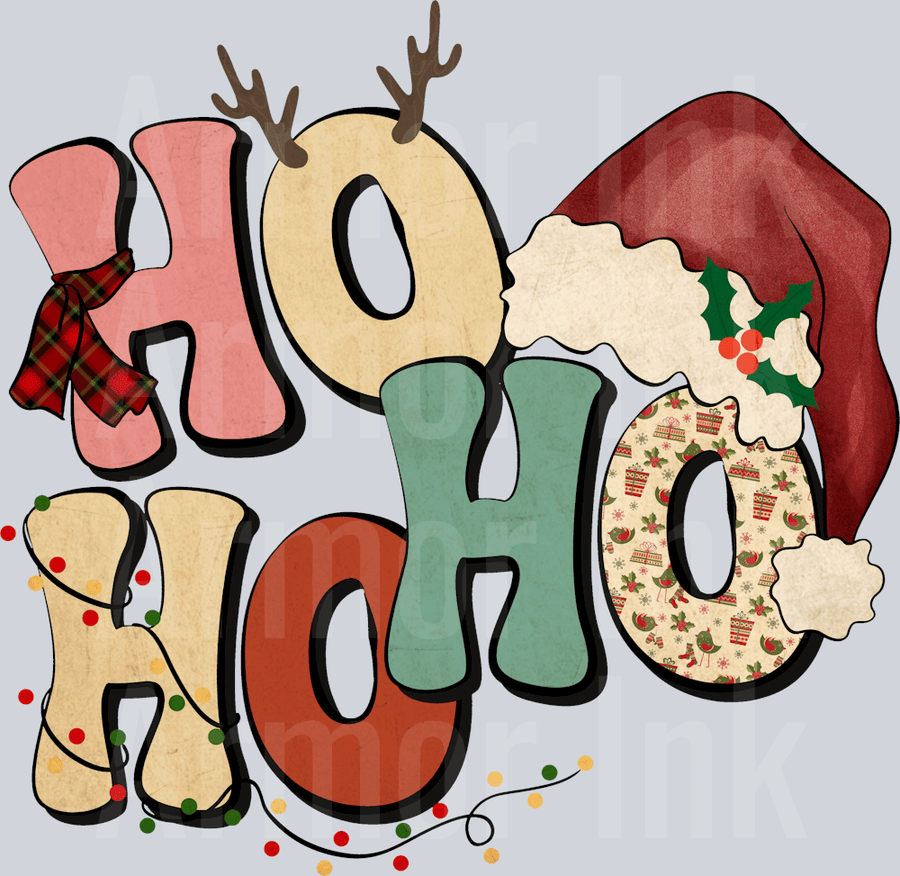 Ho Ho Ho DTF transfer
