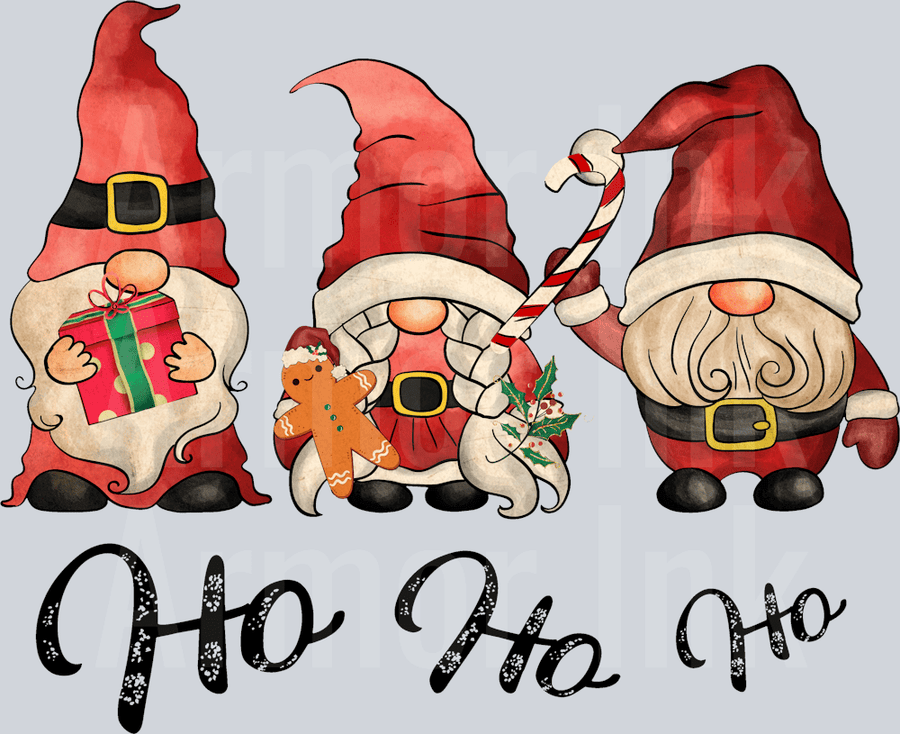 Ho Ho Ho Gnomes DTF transfer