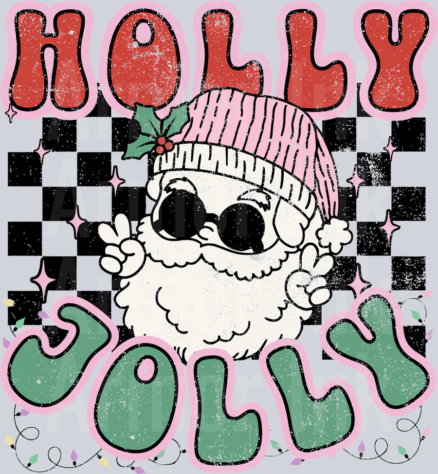 Holly Jolly DTF transfer