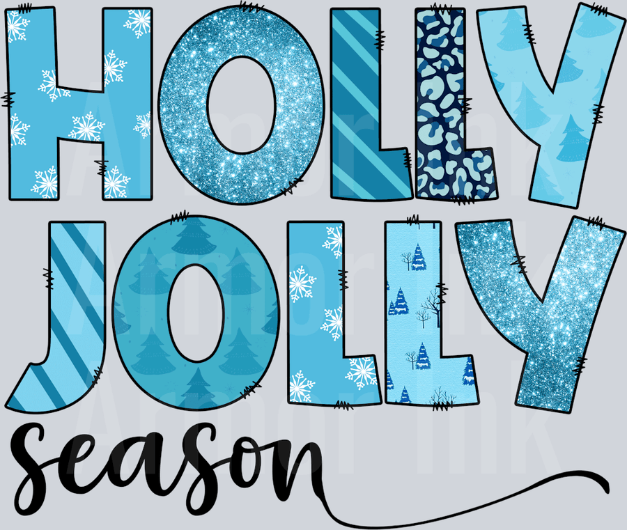 Holly Jolly Season DTF transfer