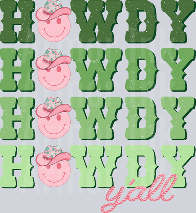 Howdy Yall DTF transfer