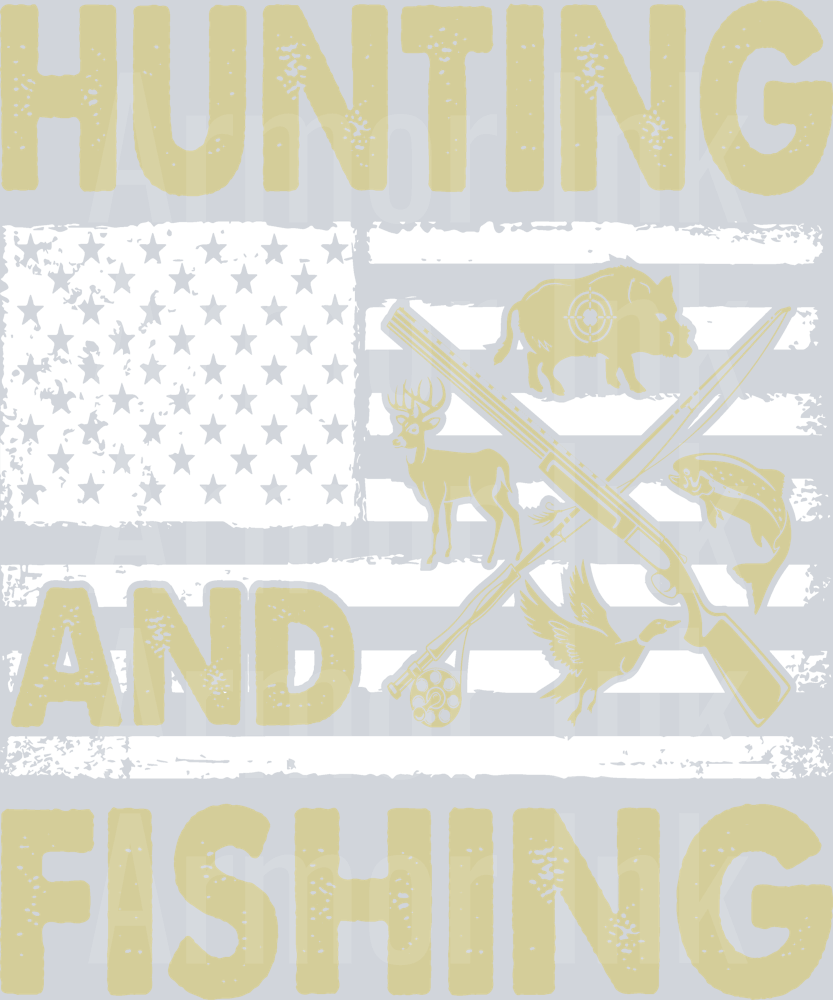 Hunting And Fishing DTF transfer