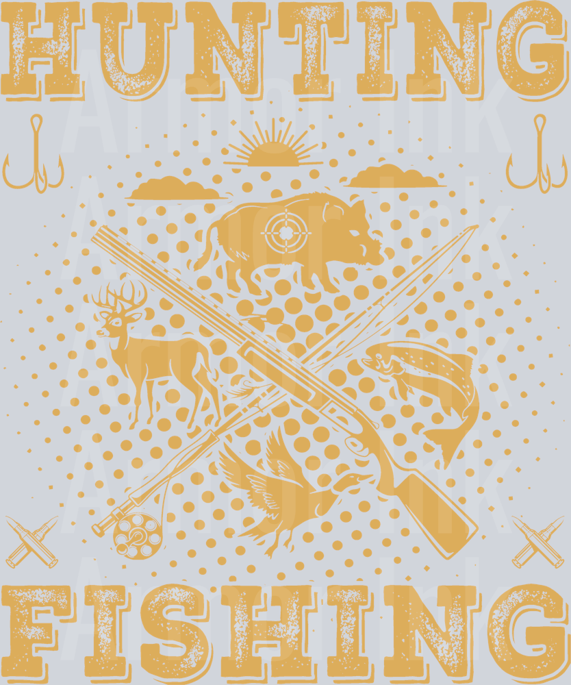 Hunting Fishing DTF transfer