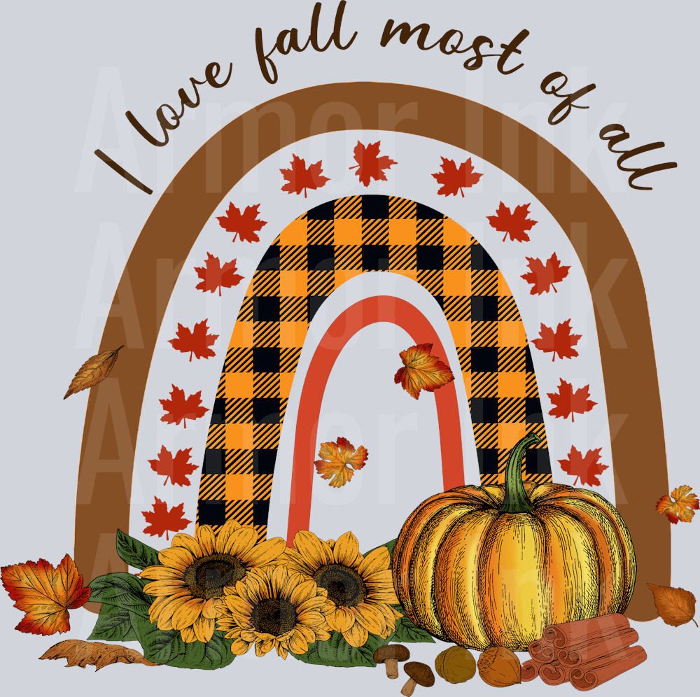 I Love Fall Most Of All