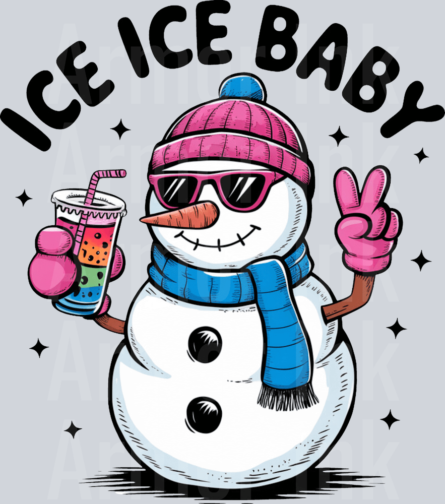 Ice Ice Baby DTF transfer