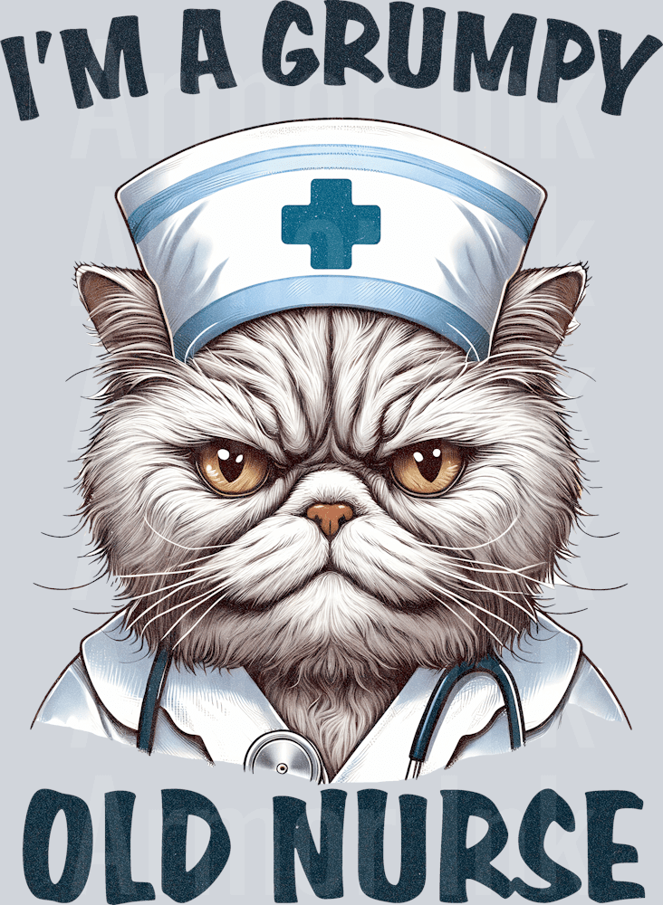 I'm A Grump Nurse DTF Transfer | Ready-To-Press