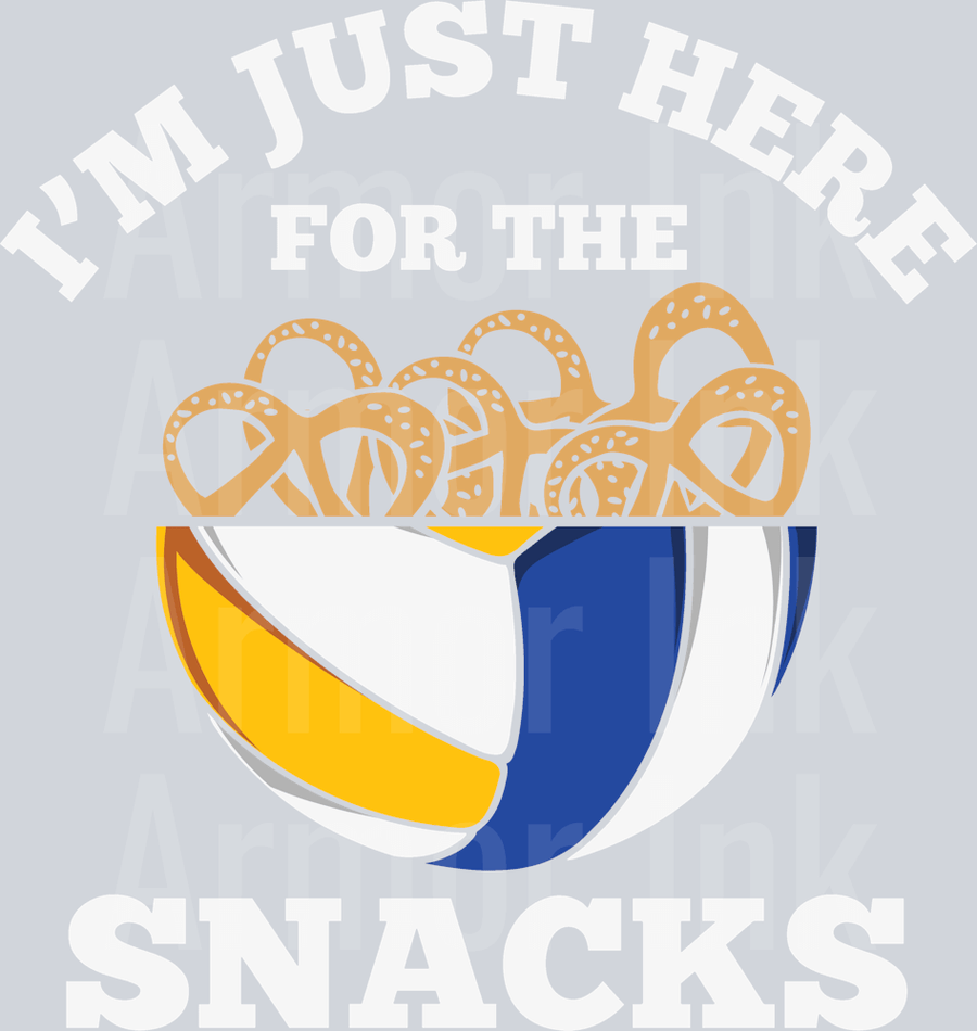 I'm Just Here For The Snacks DTF transfer