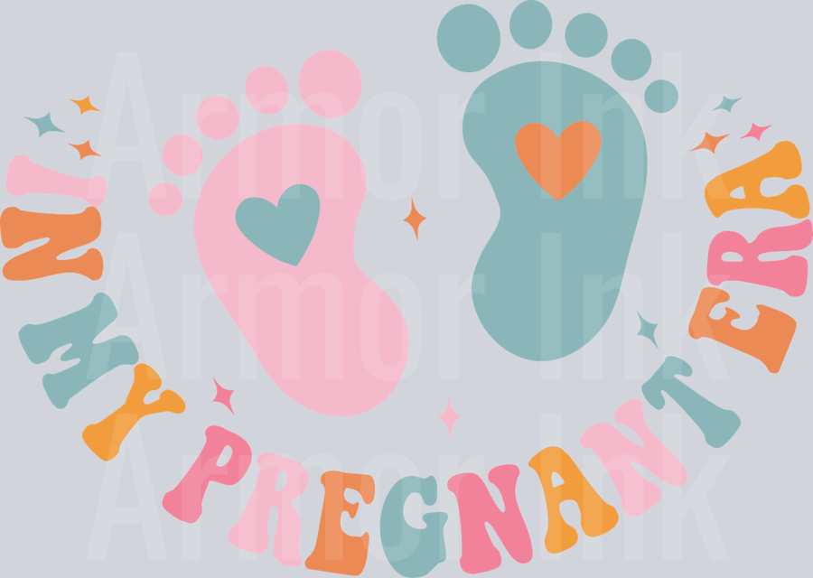 In My Pregnant Era DTF transfer