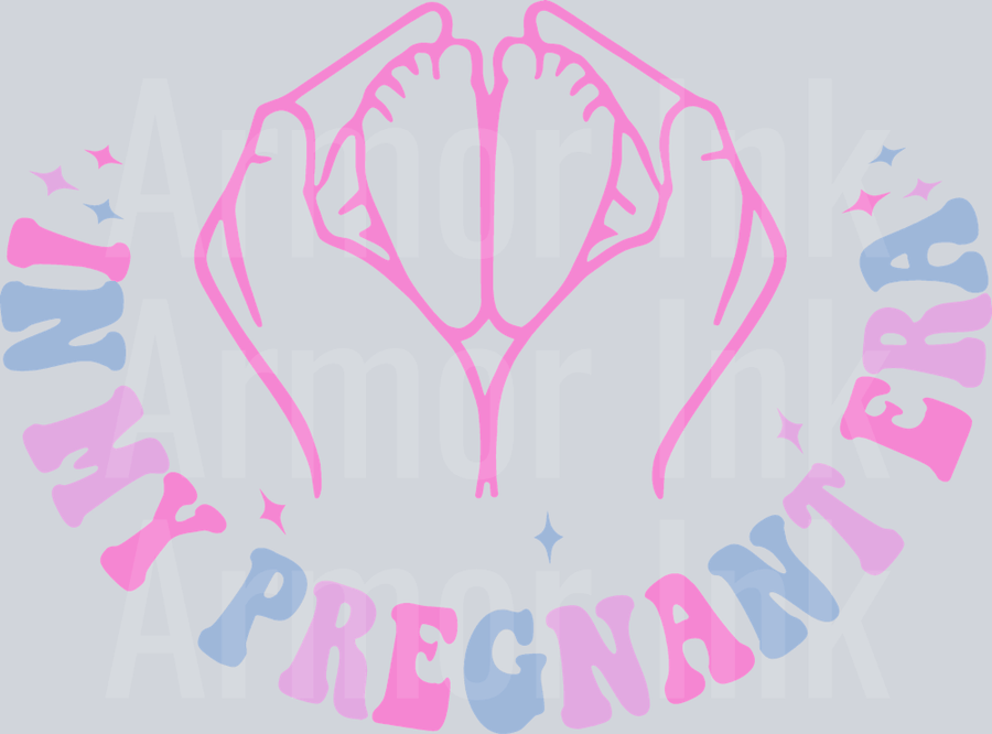 In My Pregnant Era DTF transfer