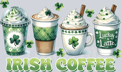 Irish Coffee DTF transfer