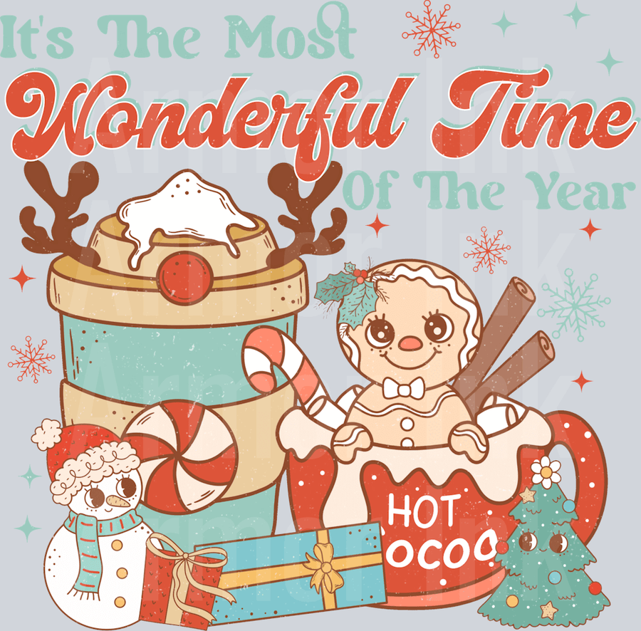 Its The Most Wonderful Time Of The Year DTF transfer