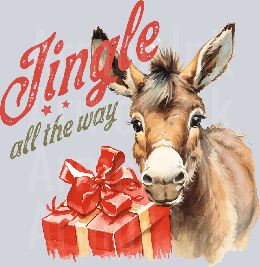 Jingle All The Way DTF transfer