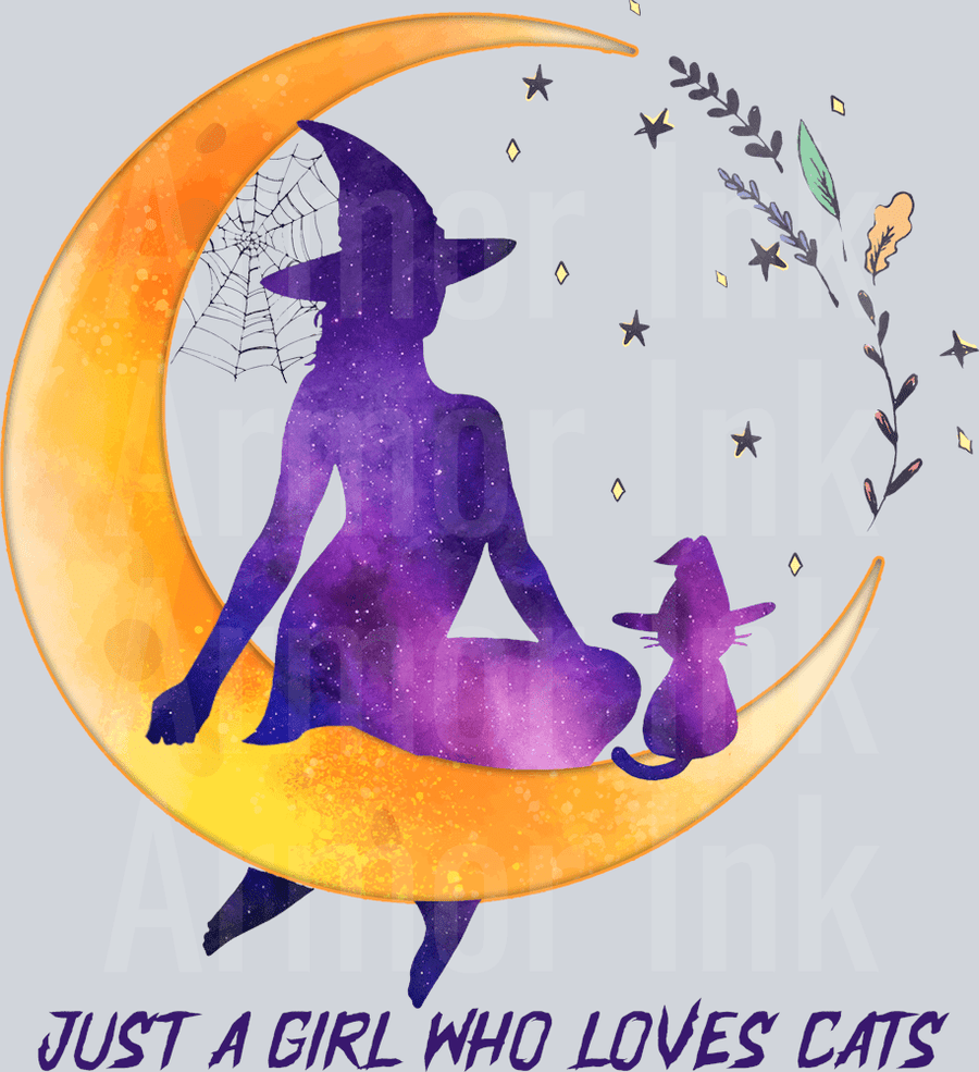 Just A Girl Who Loves Cats DTF transfer