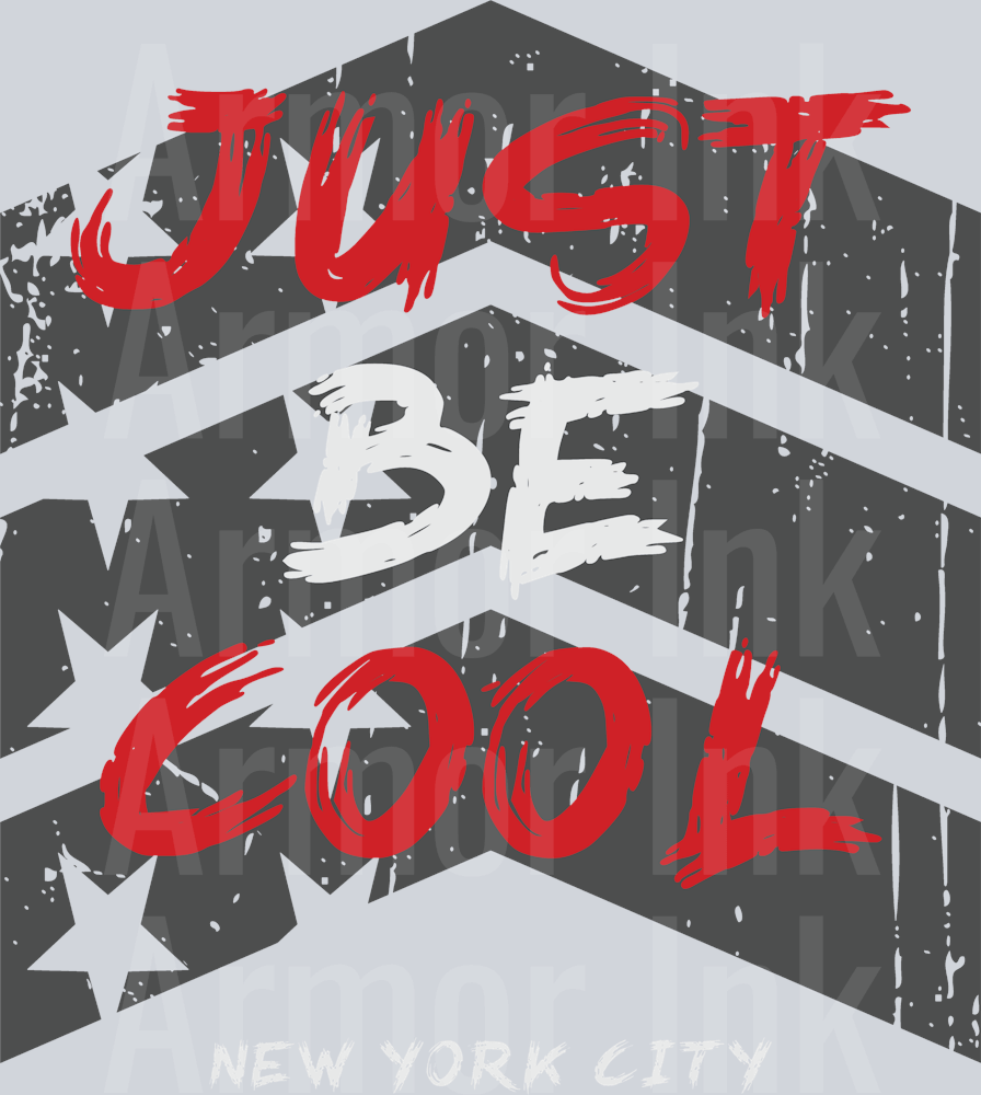 Just Be Cool DTF transfer