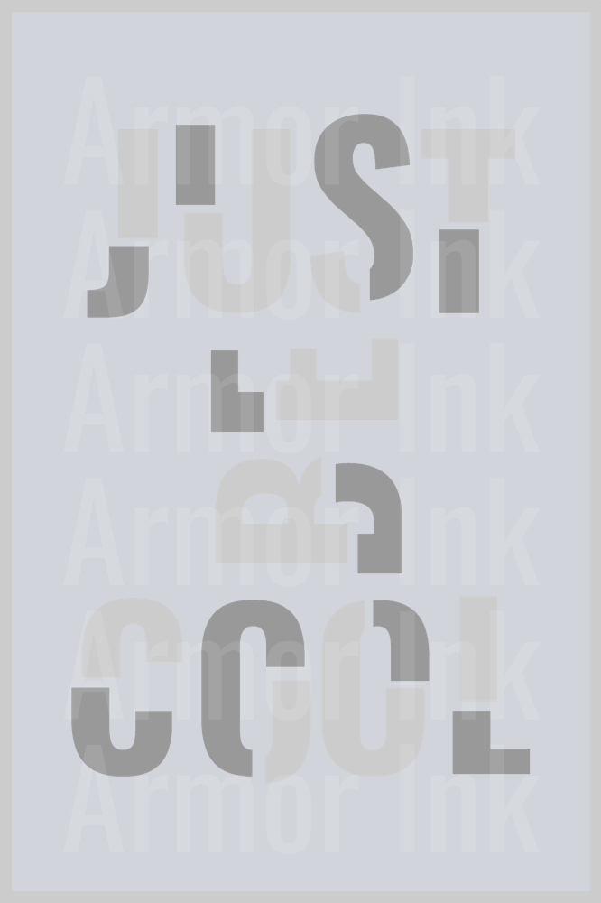 Just Be Cool DTF transfer