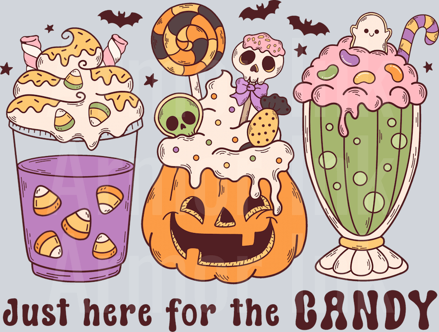 Just Here for the Candy DTF transfer