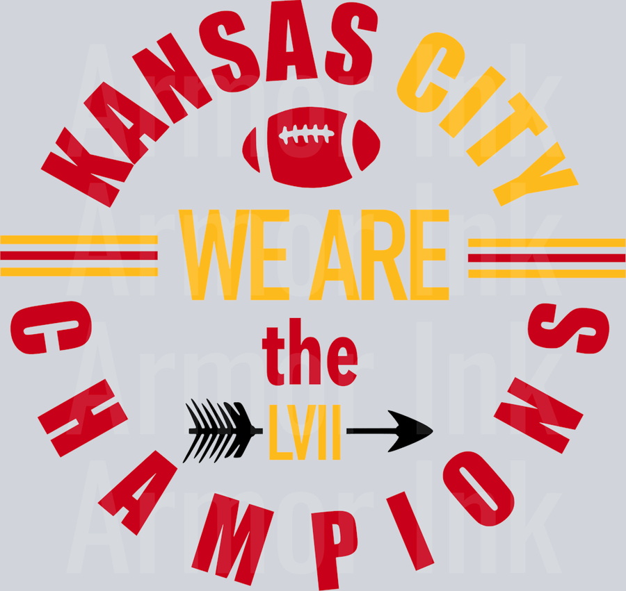 Kansas City We Are The Champions DTF transfer